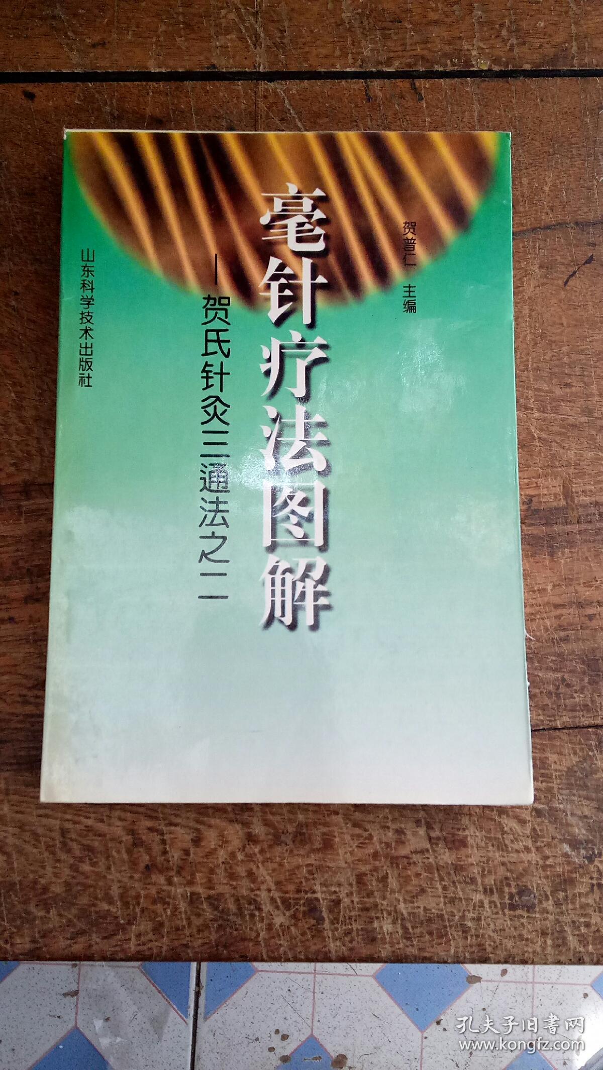 毫针疗法图解:贺氏针灸三通法之二(原版书,品好)