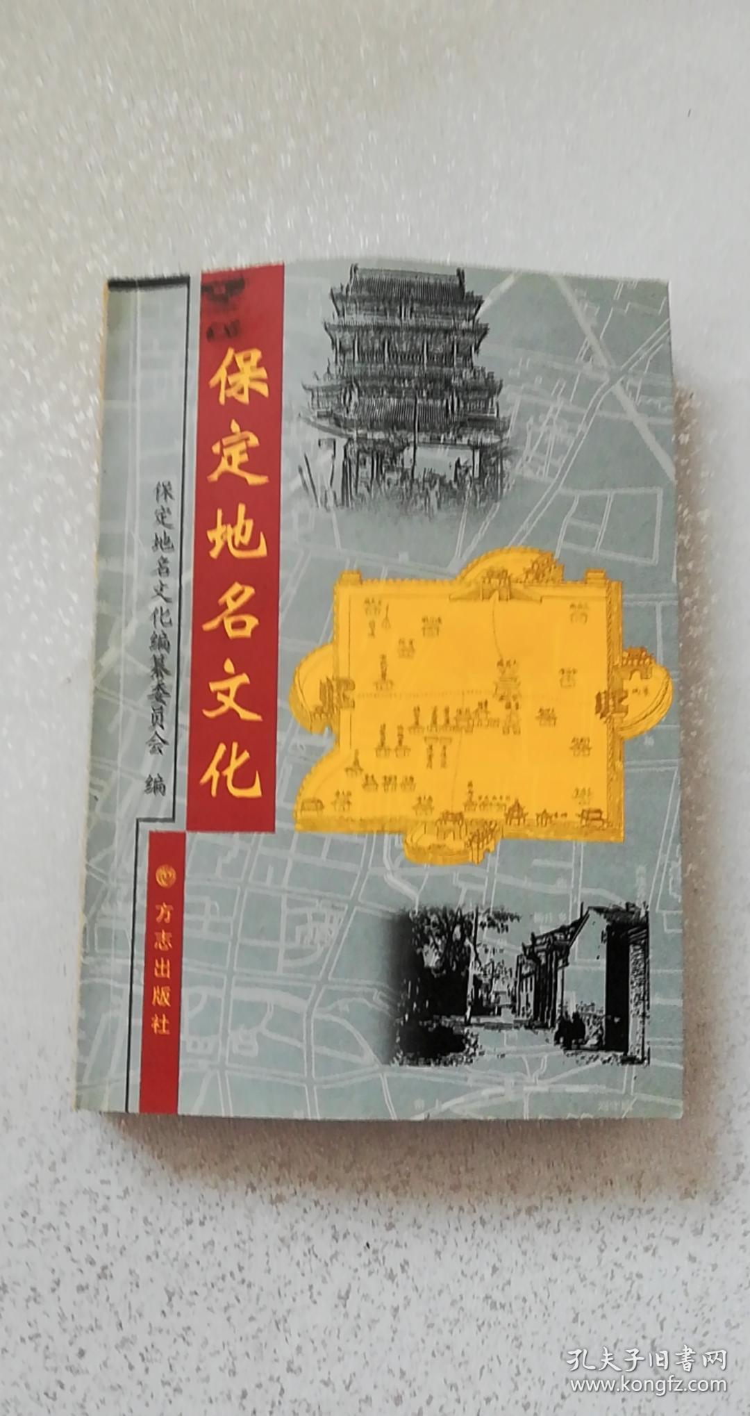 【包邮】保定地名文化,2007年一版一印,2000册,599页,85品【书内有