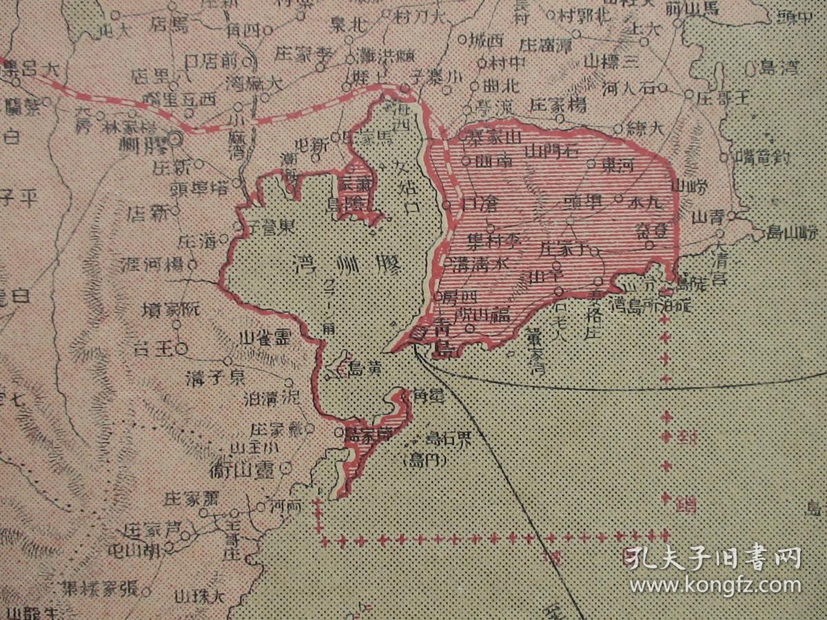 (胶州湾-独逸-德军防御区域,威海卫-英国租借地,莱州府,登州府,青州府