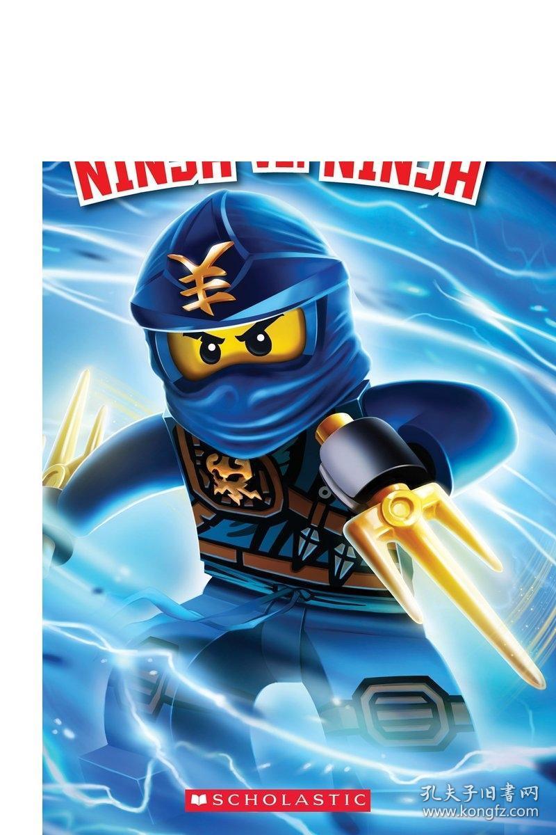 乐高幻影忍者全彩初级阅读 英文原版 lego ninjago: ninja vs ninja