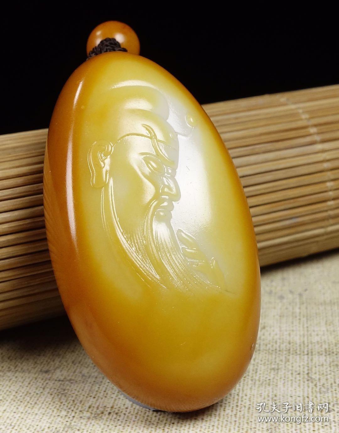 和田玉项链,纯天然极品,极为稀有的"和田玉籽料项链"