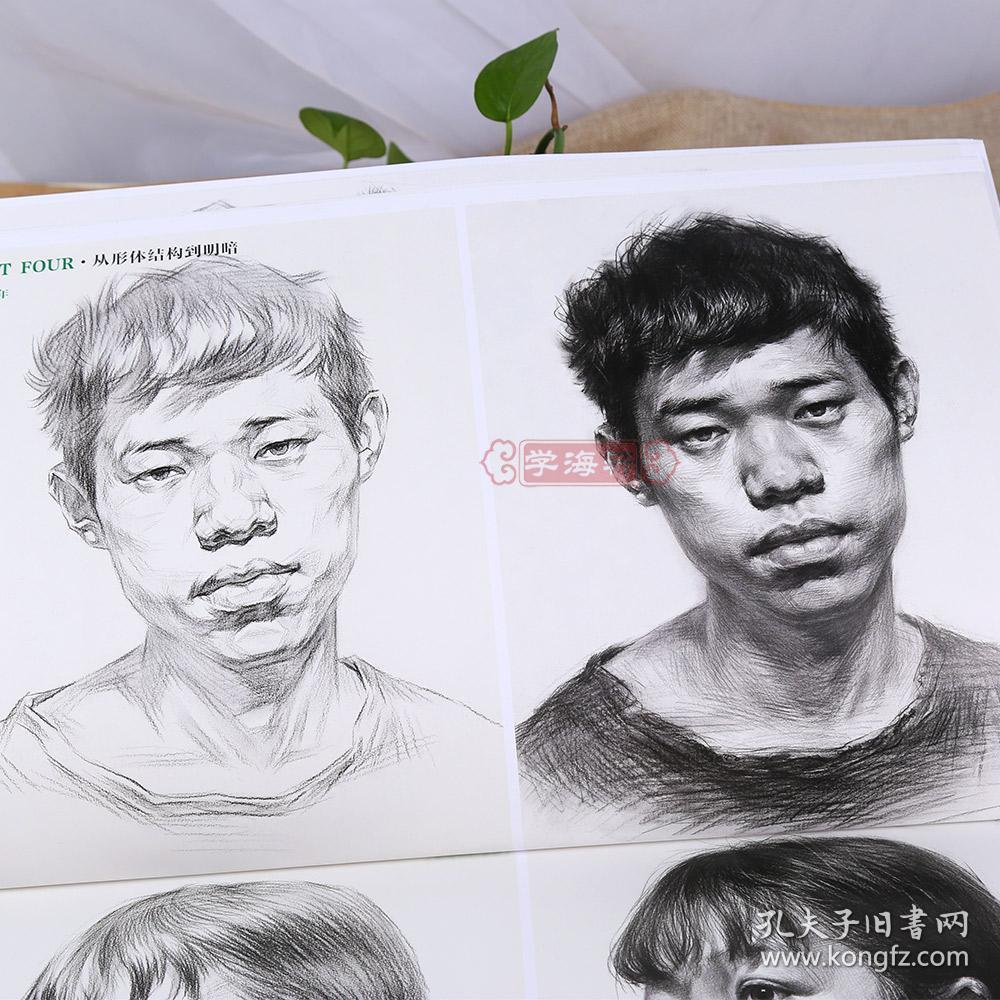 学海轩 素材5000例 头像 刘宇 敲门砖 素描书入门基础