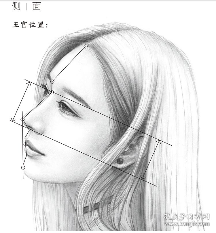 素描铅笔入门自学零基础教程书 简单唯美的彩色铅笔人物绘画教材书籍