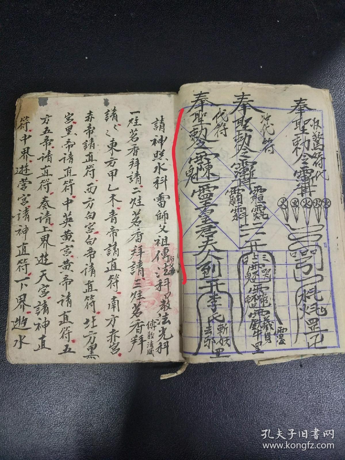 b2644 《福建沙县罗家祖法三本一套》小儿收惊咒语破胎看蛋法 邪毛鬼