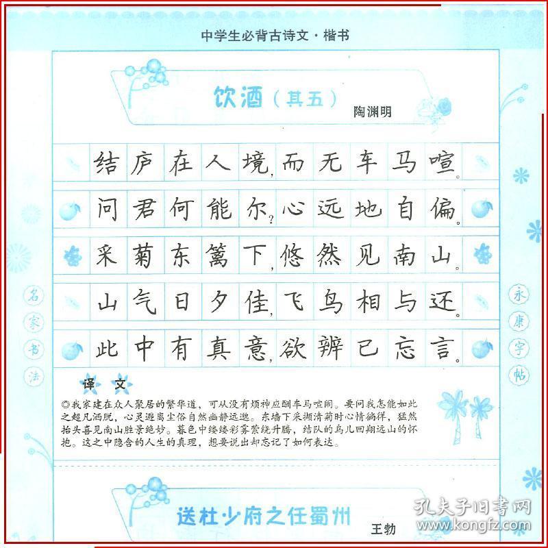 练描红临摹字帖钢笔铅笔硬笔楷书书法习写字本成人字帖笔画笔顺练字本