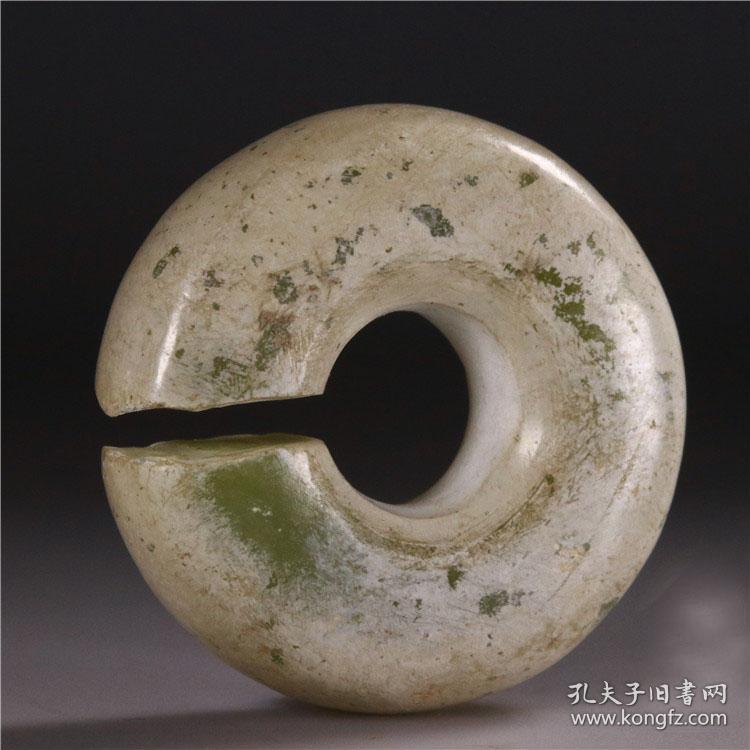 红山文化,大汶口文化,龙山文化玉玦,红山玉玦,生坑器型特殊,古朴精美