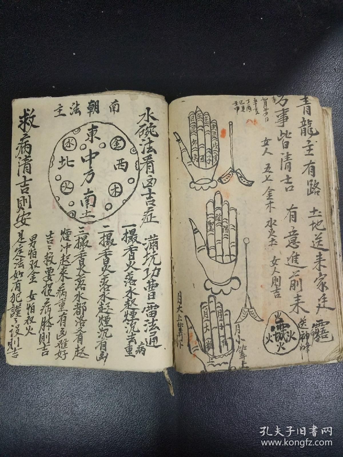 b2644《福建沙县罗家祖法三本一套》小儿收惊咒语破胎看蛋法 邪毛鬼