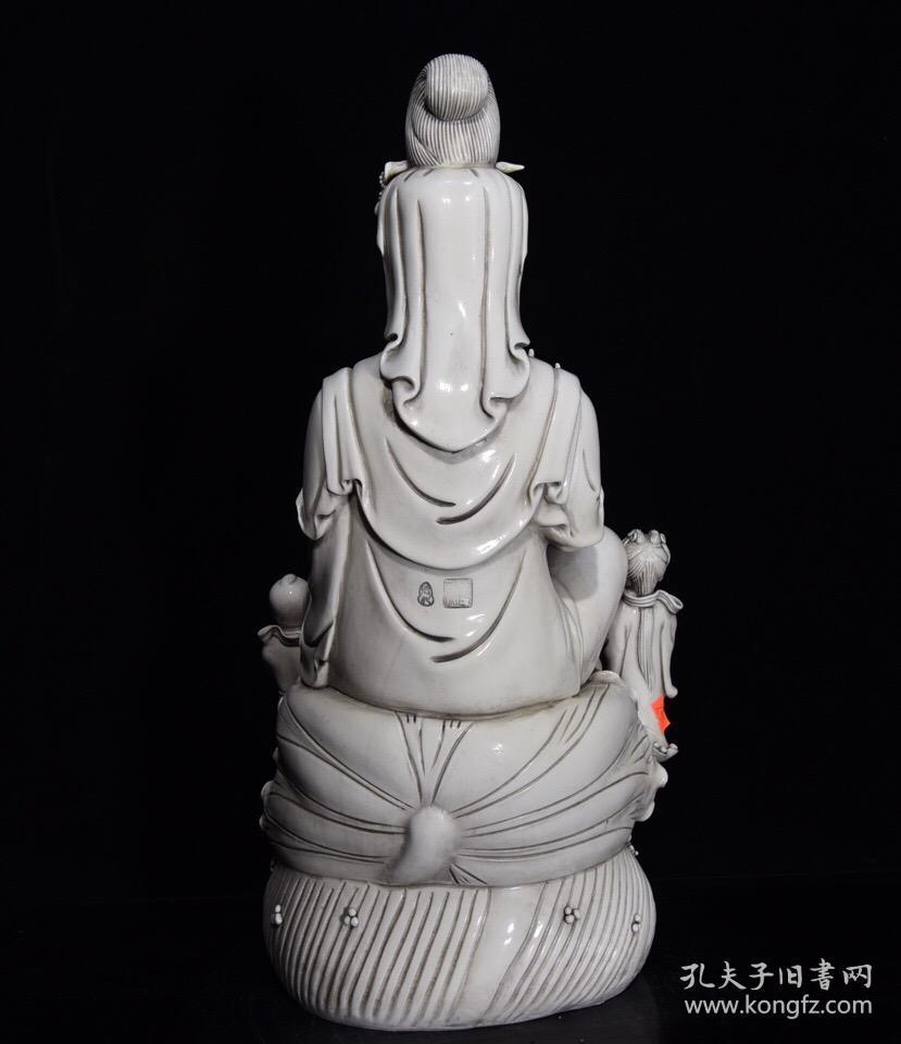 明代何朝宗作观音佛像l尺寸5025厘米