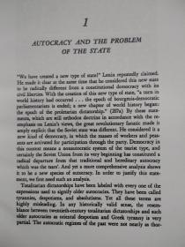 Totalitarian Dictatorship and Autocracy 极权