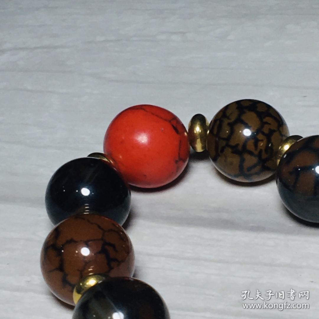 旧藏 十八子手串 念珠 珠子直径15mm 古玩古董旧货收藏
