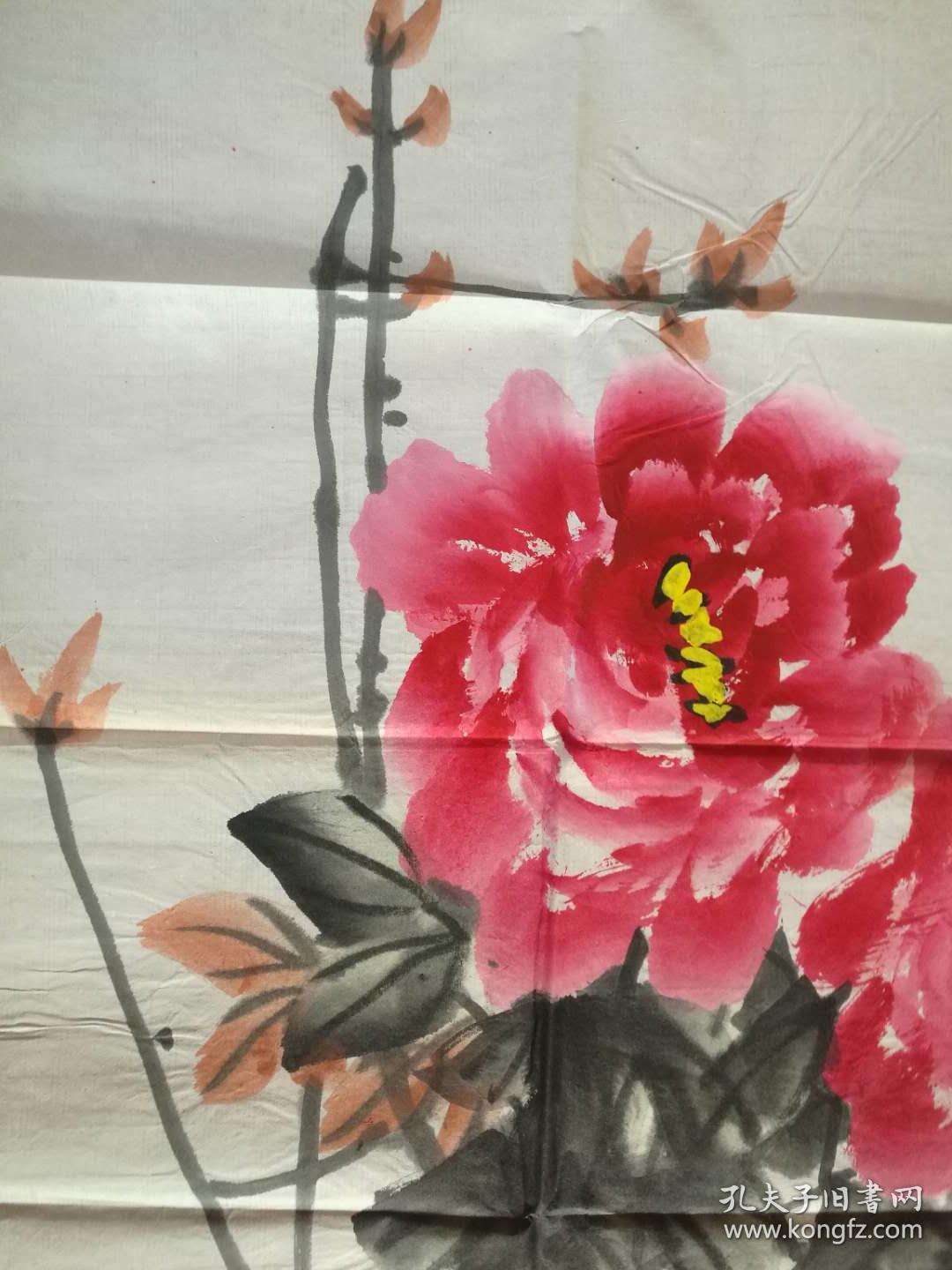 胡洁青冰心国画书法中国著名女画家曾任全国政协委员,北京市政协常委