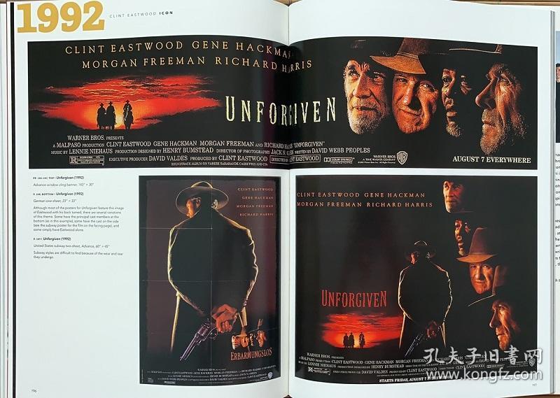 eastwood电影,scotteastwood 现货全新 clint eastwood: icon克林特·伊斯特伍德:电影海报艺术画册