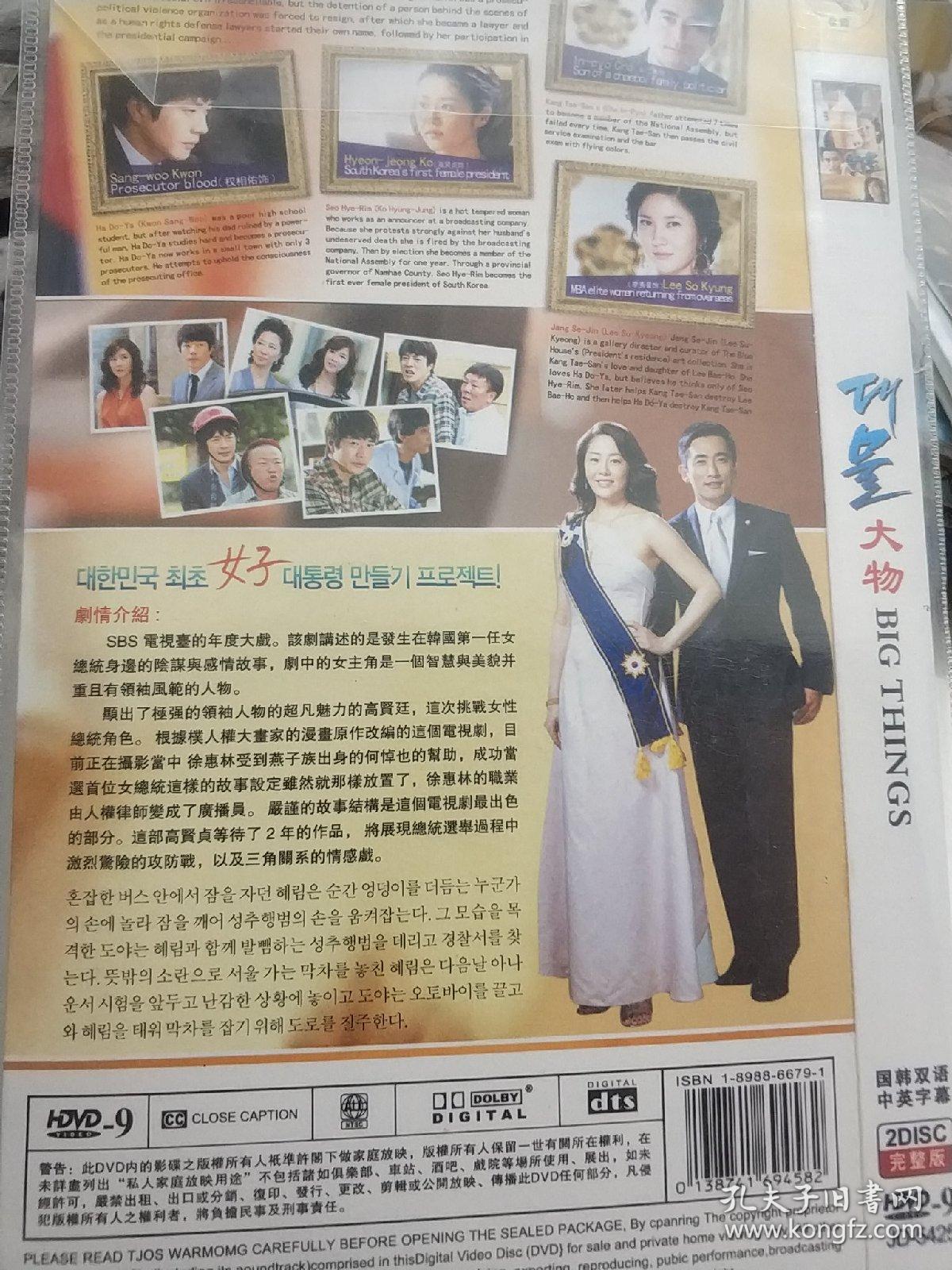 大物dvd电视剧 韩剧