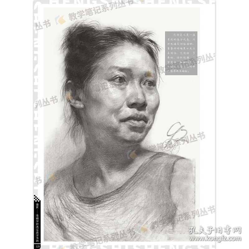 盛世基础知识决定高分方向2019教学笔记郑红远五官头像基础素描头像