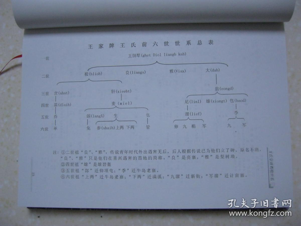 王倒犁系王家牌王氏始祖,于明洪武开辟贵州后随父由江西来到黄平旧州