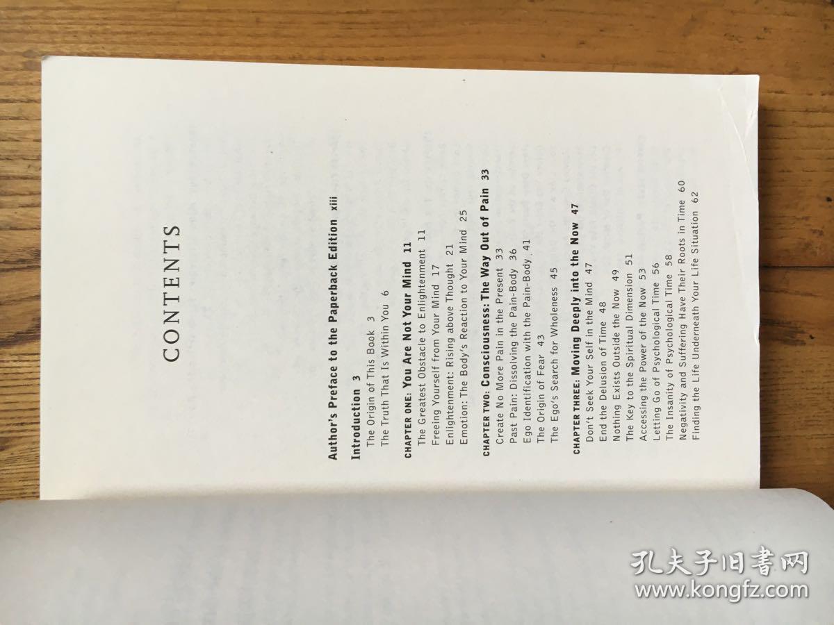 《当下的力量》(埃克哈特·托利 eckhart tolle)英文原版】