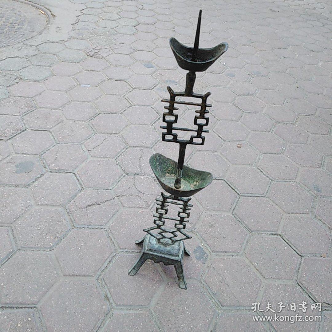铜烛台清代