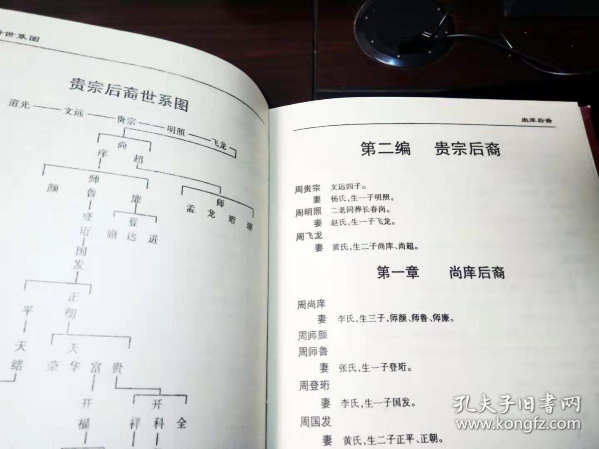 周氏族谱(汝南氏--道光支族)