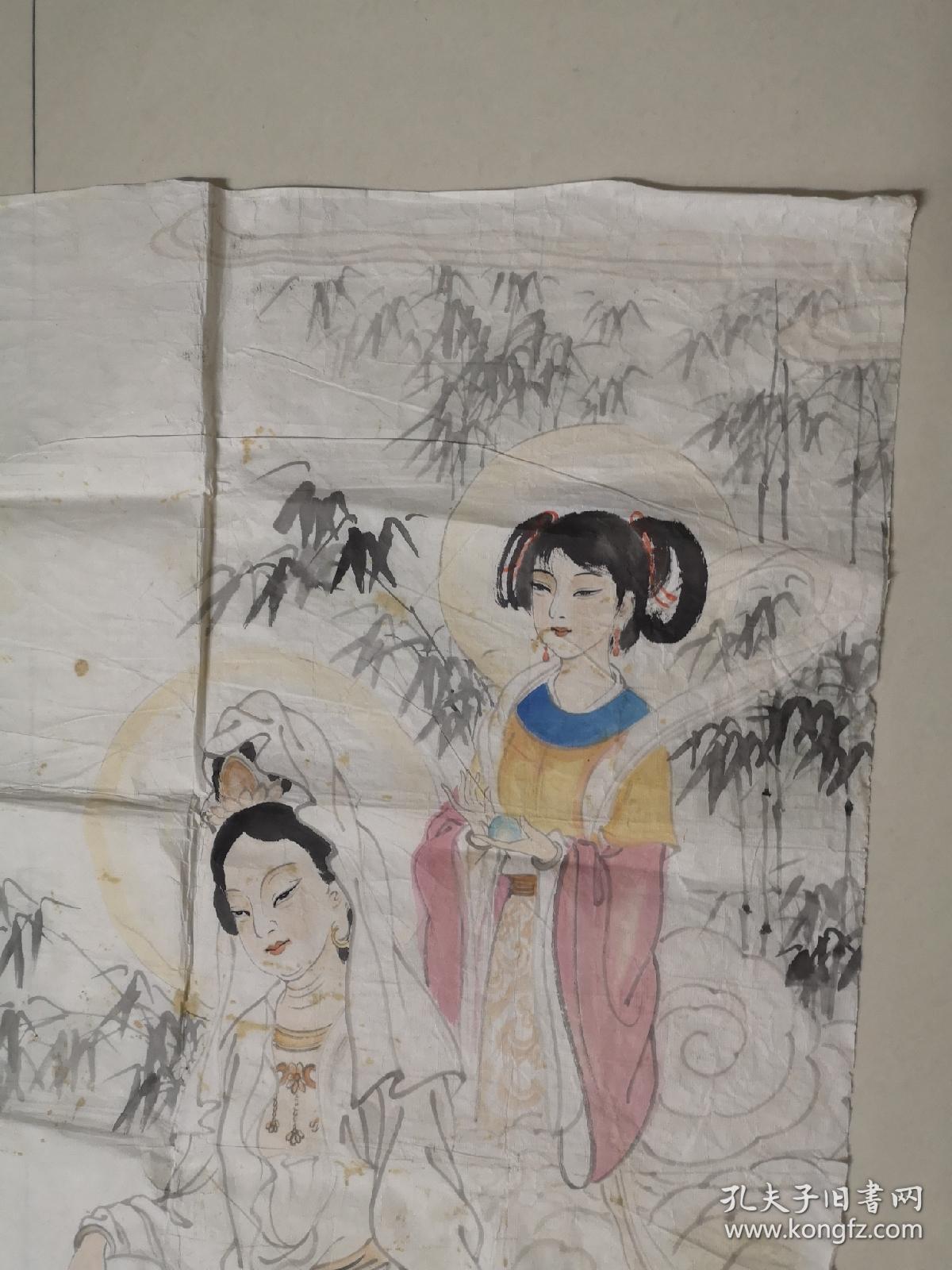 叶曼济美术作品,尺寸120x64厘米