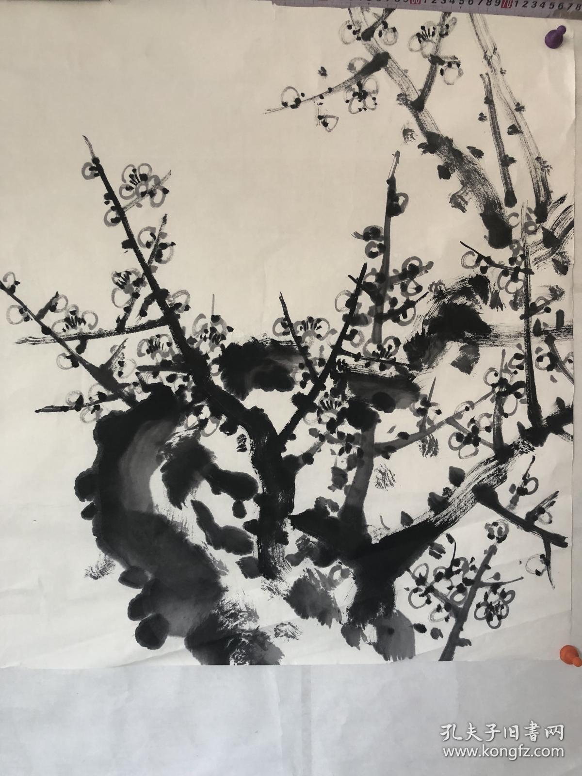 8**15 著名国画家精品画梅花3一幅