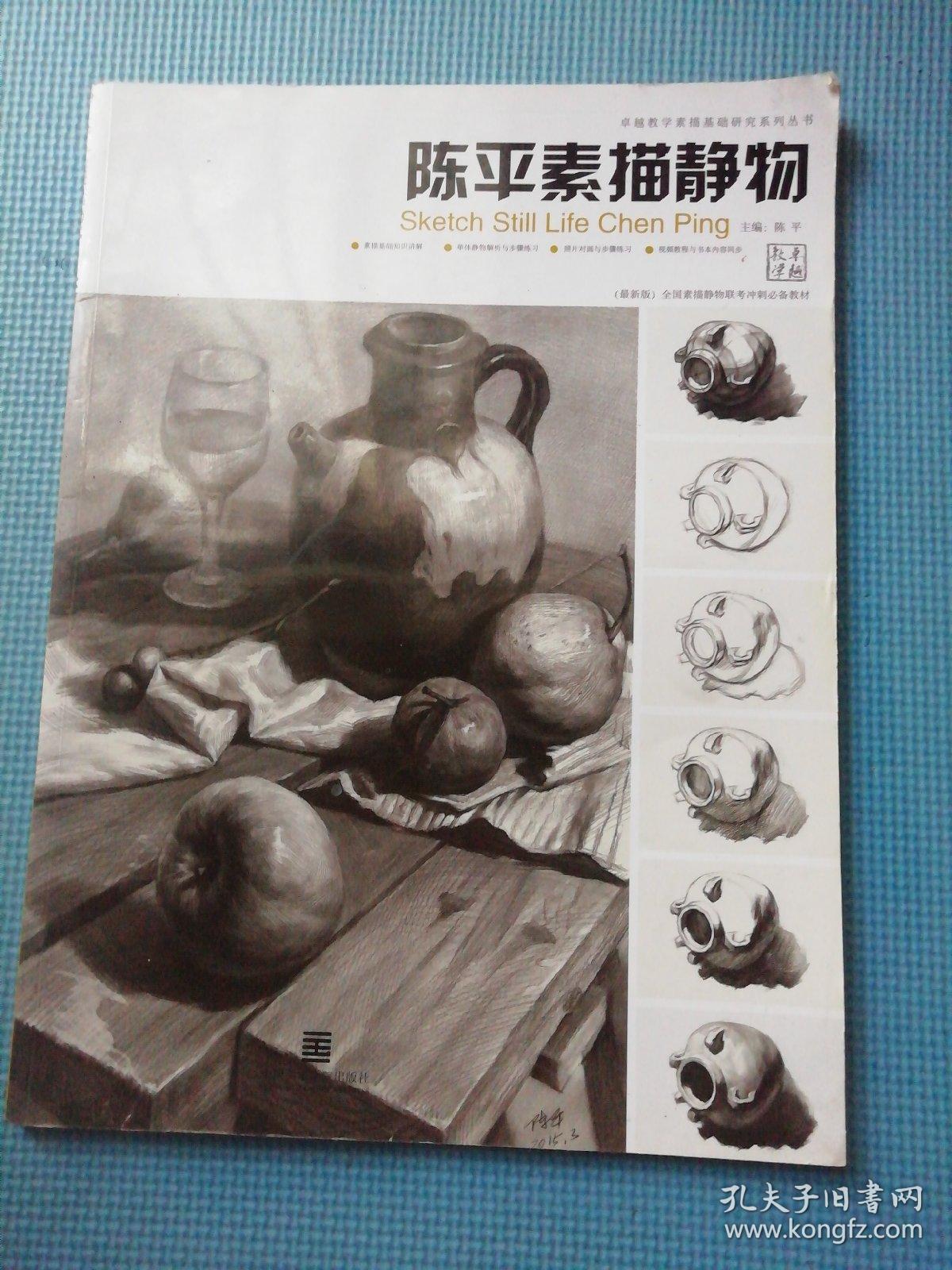 陈平素描静物(大本 8开)