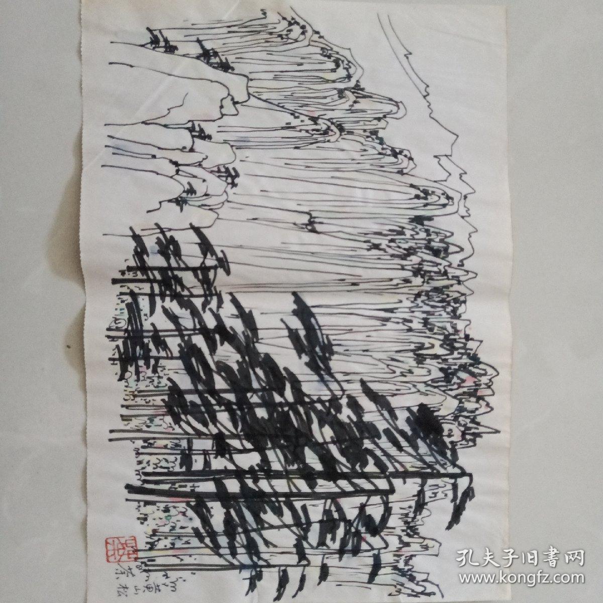 8吴冠中老素描画