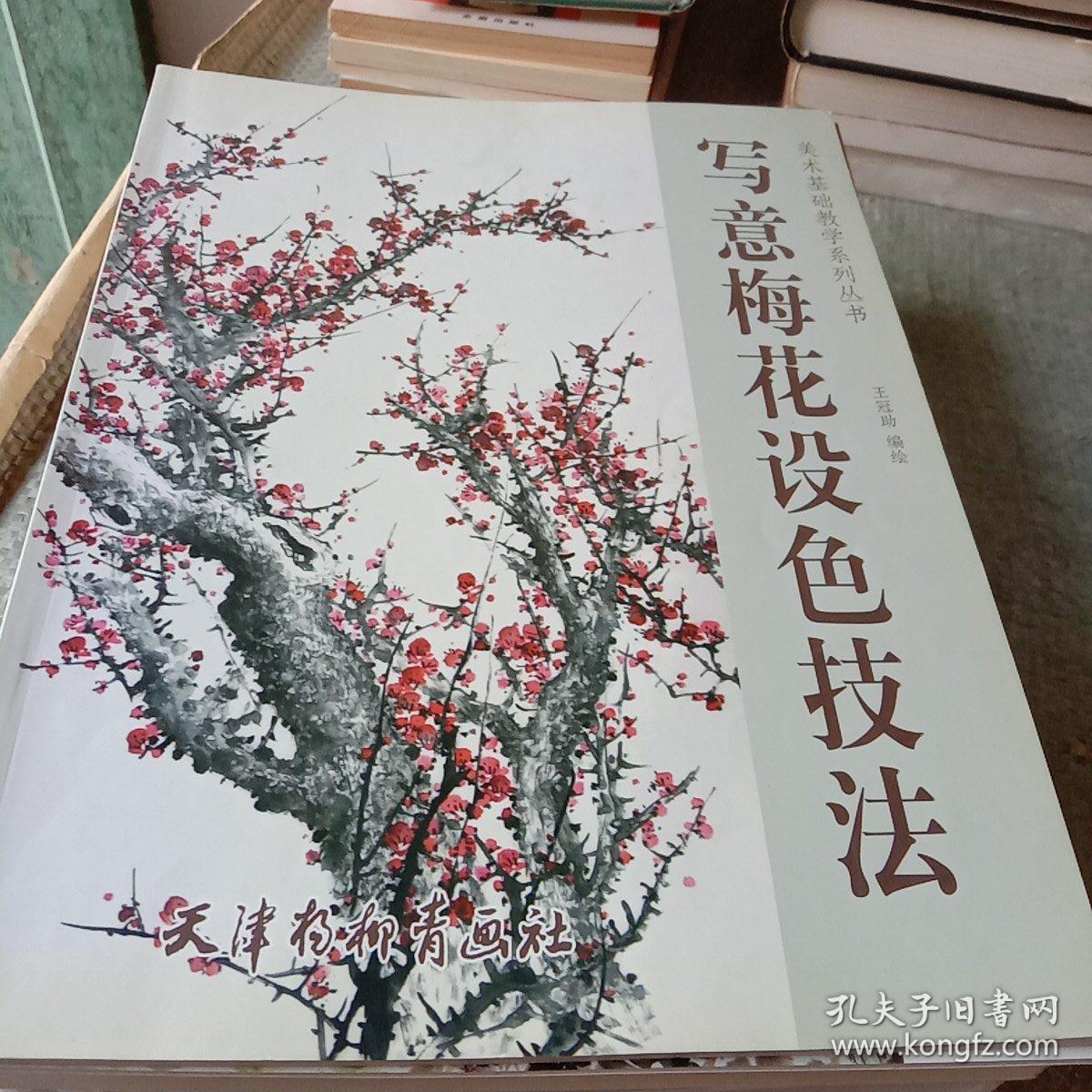 写意梅花设色技法