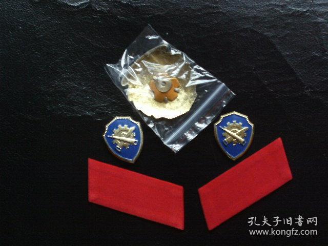 事企业事业公安派出机构老公安警察民警干警肩章领章帽徽一套稀少收藏