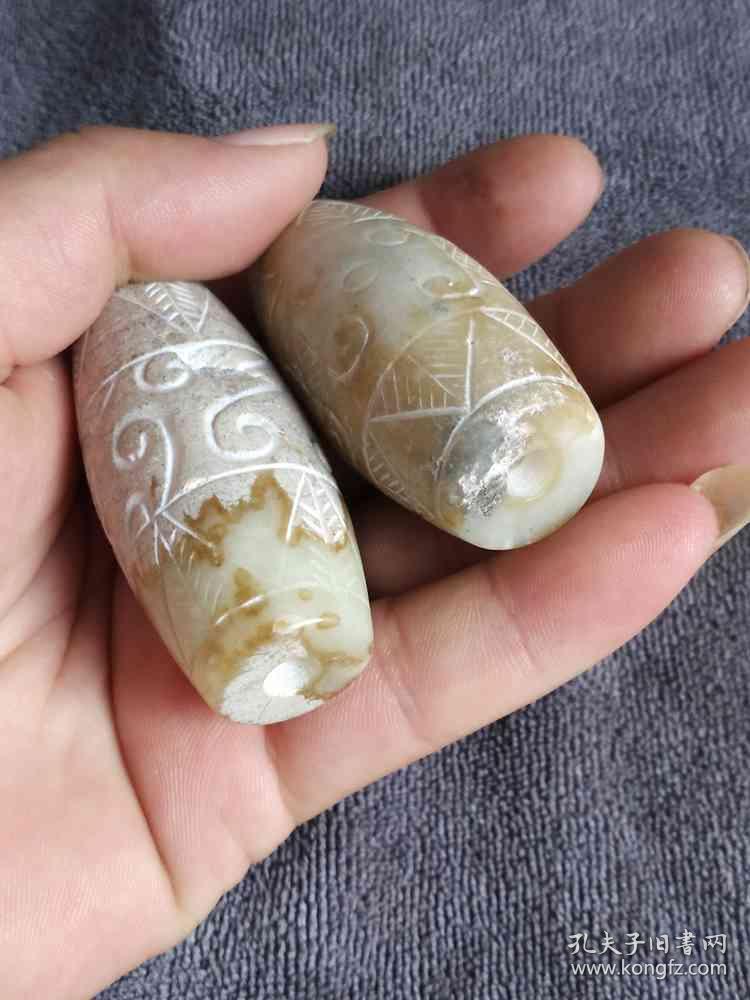 少见的战汉古玉老玉珠子
