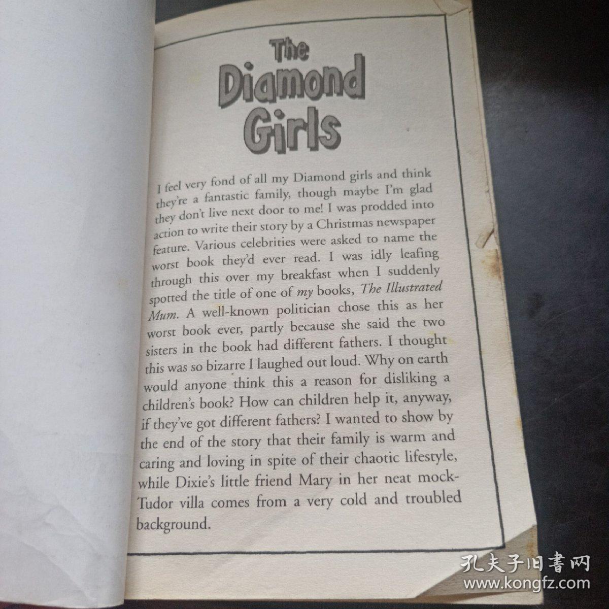 jacqueline wilson the diamond girls 杰奎琳·威尔逊钻石女 孩