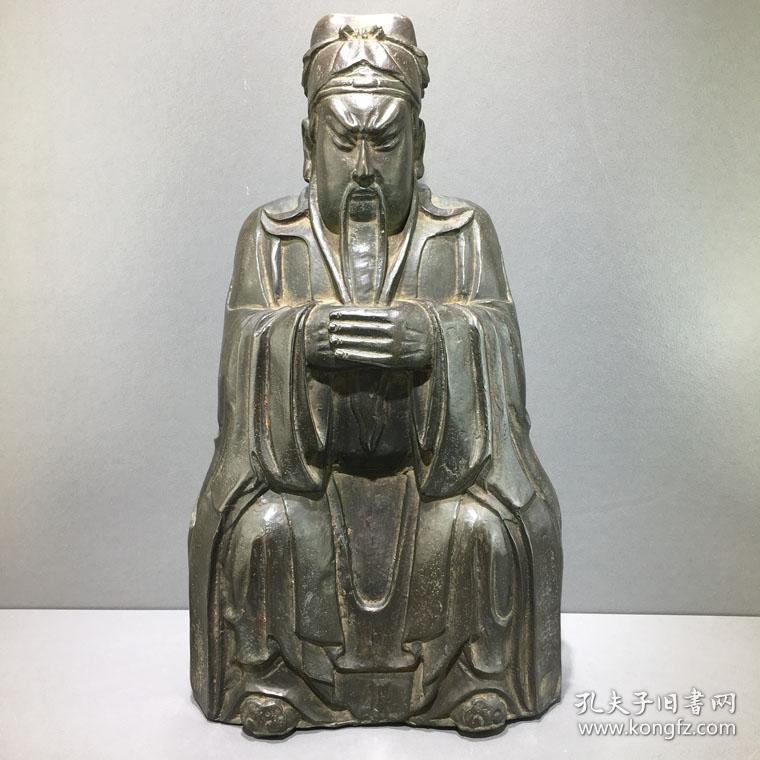 明代青铜关公佛像一件