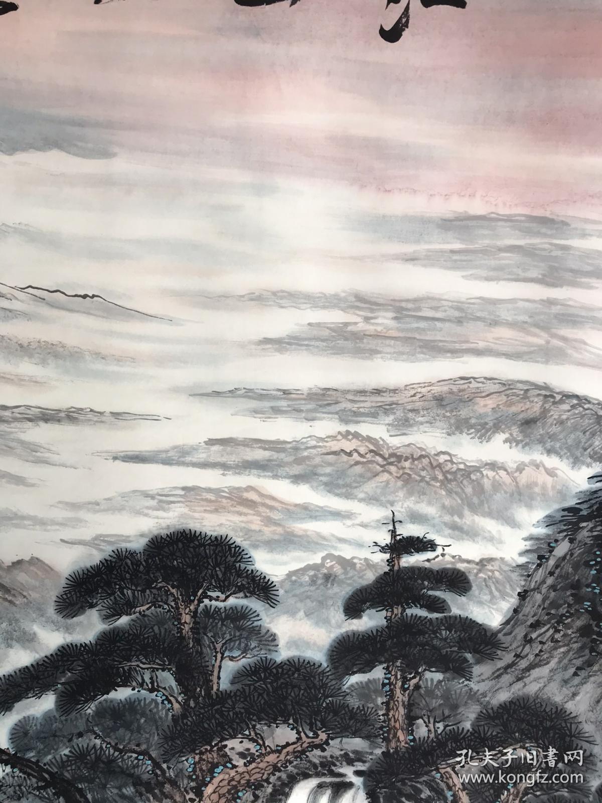 共绘江山如此多娇山水画一幅