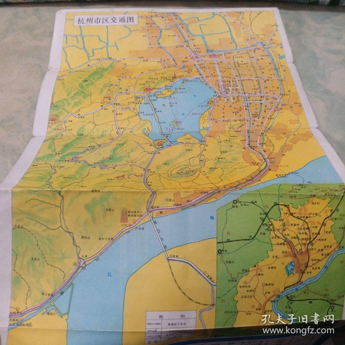 杭州西湖导游图