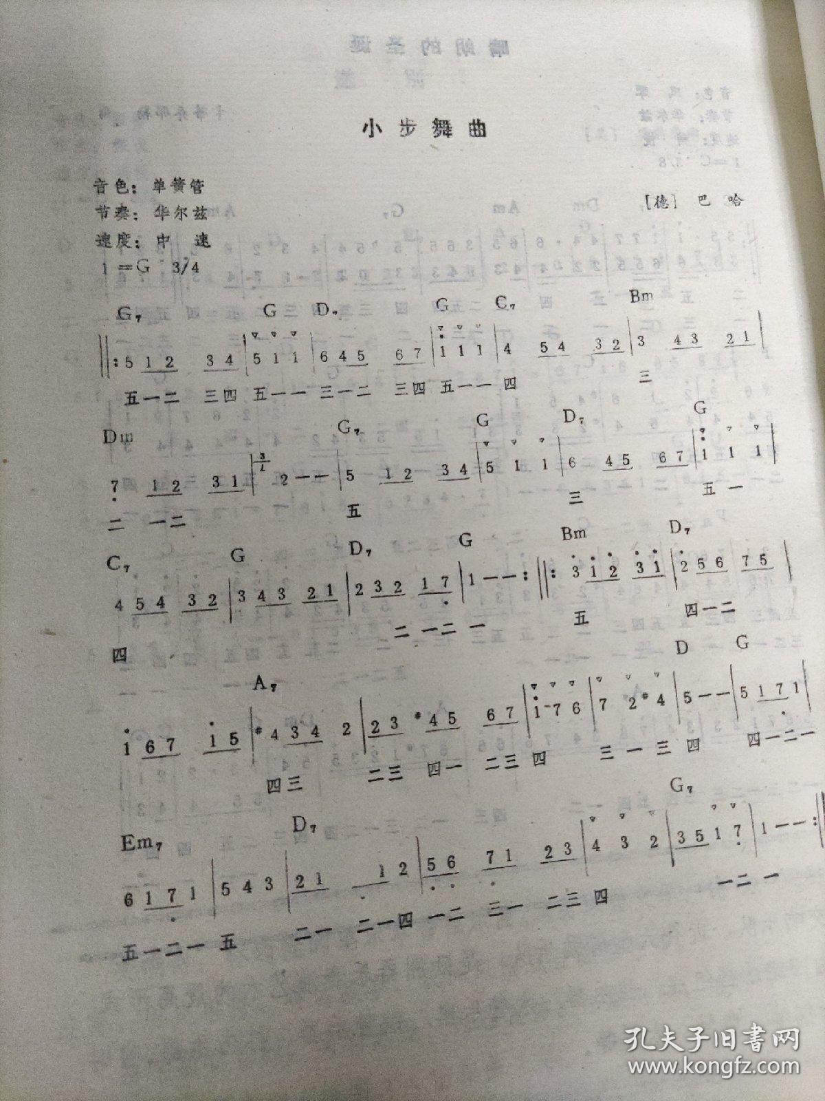 电子琴-外国轻音乐轻歌曲简谱曲集