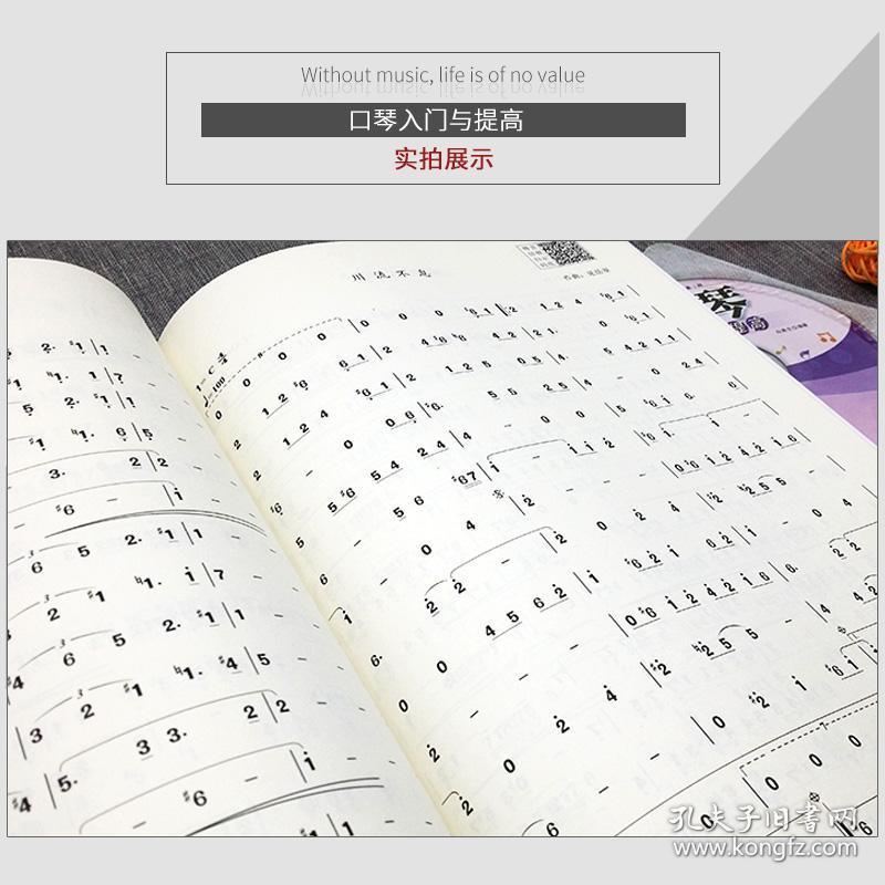 口琴入门与提高 新手推荐简谱半音阶口琴 口琴教程书籍 口琴基础知识