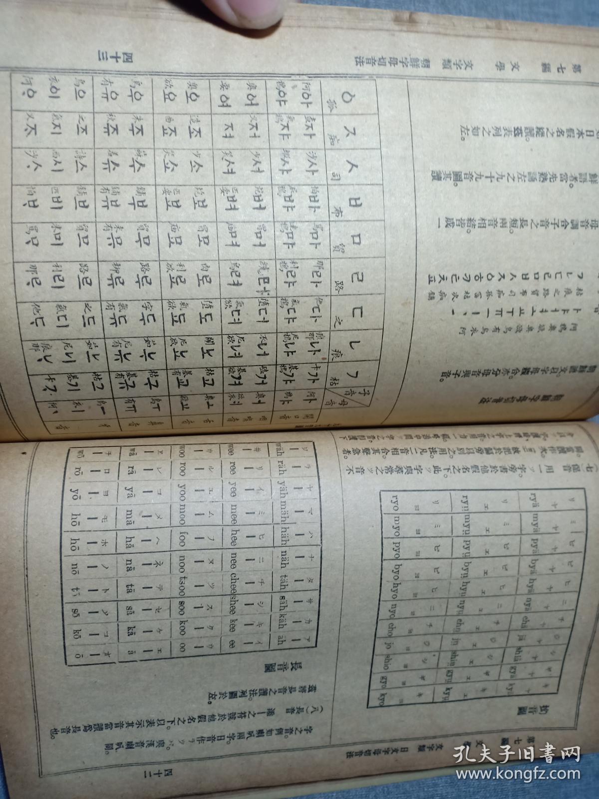 述,英文法文德文俄文意大利文西班牙希腊拉丁日朝世界语等字母切音法