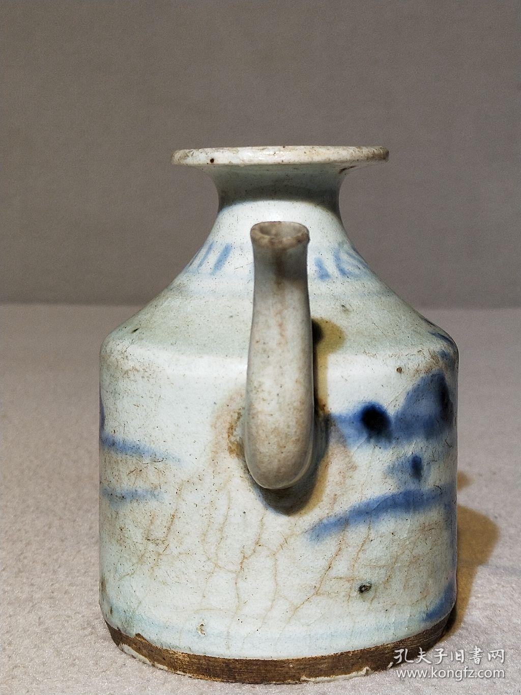 685明代青花执壶品完好