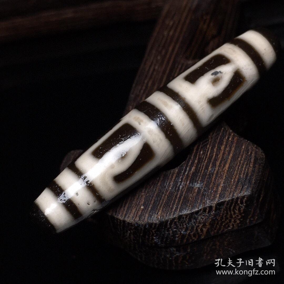 旧藏 四叶菩提天珠尺寸 5.4×1.1厘米