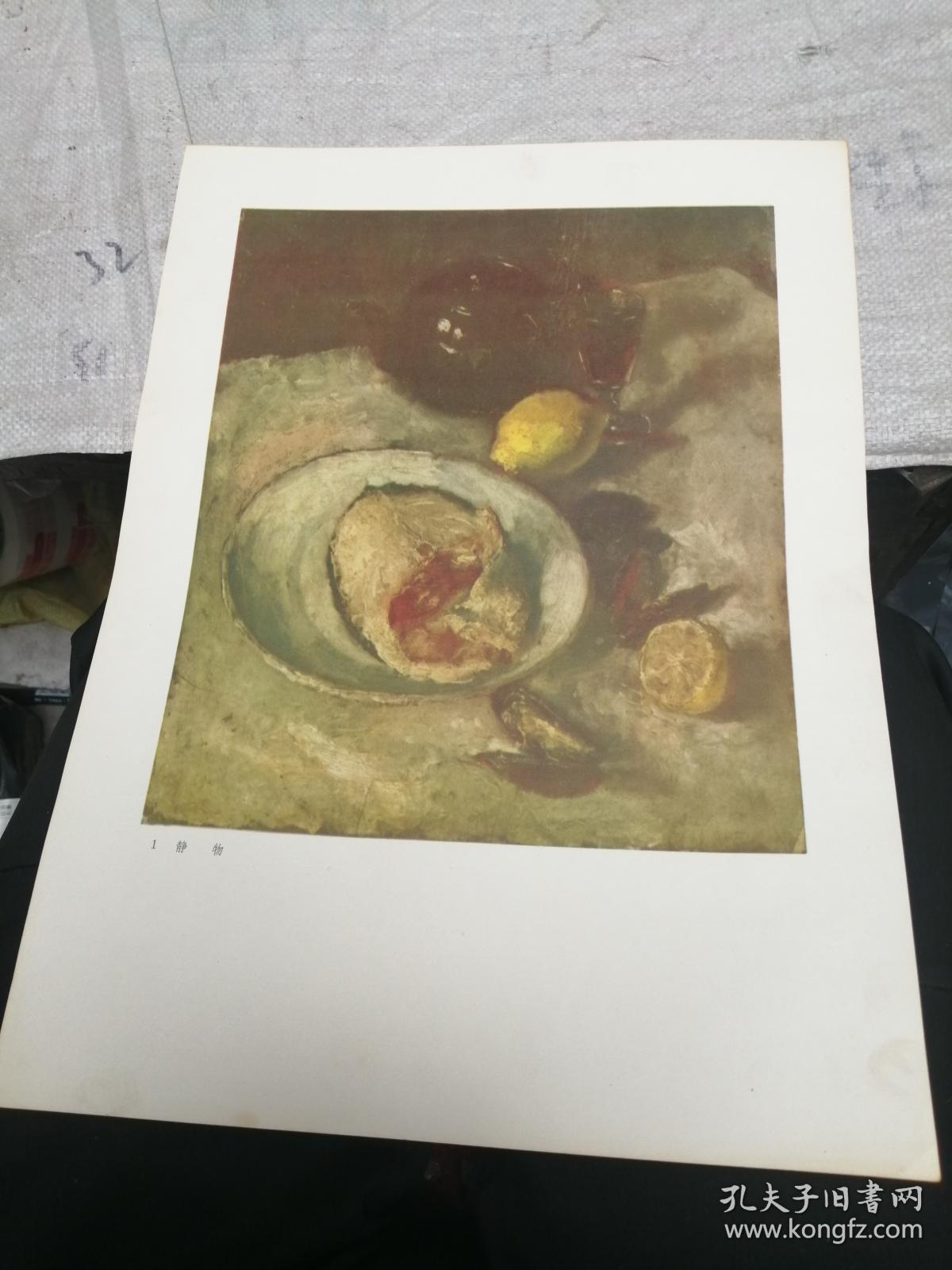 静物 美术作品 8开