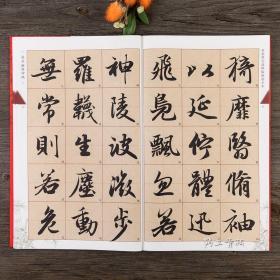 赵孟頫洛神赋名家墨宝选粹临帖放大本 毛笔软笔行书练字帖附简体旁注