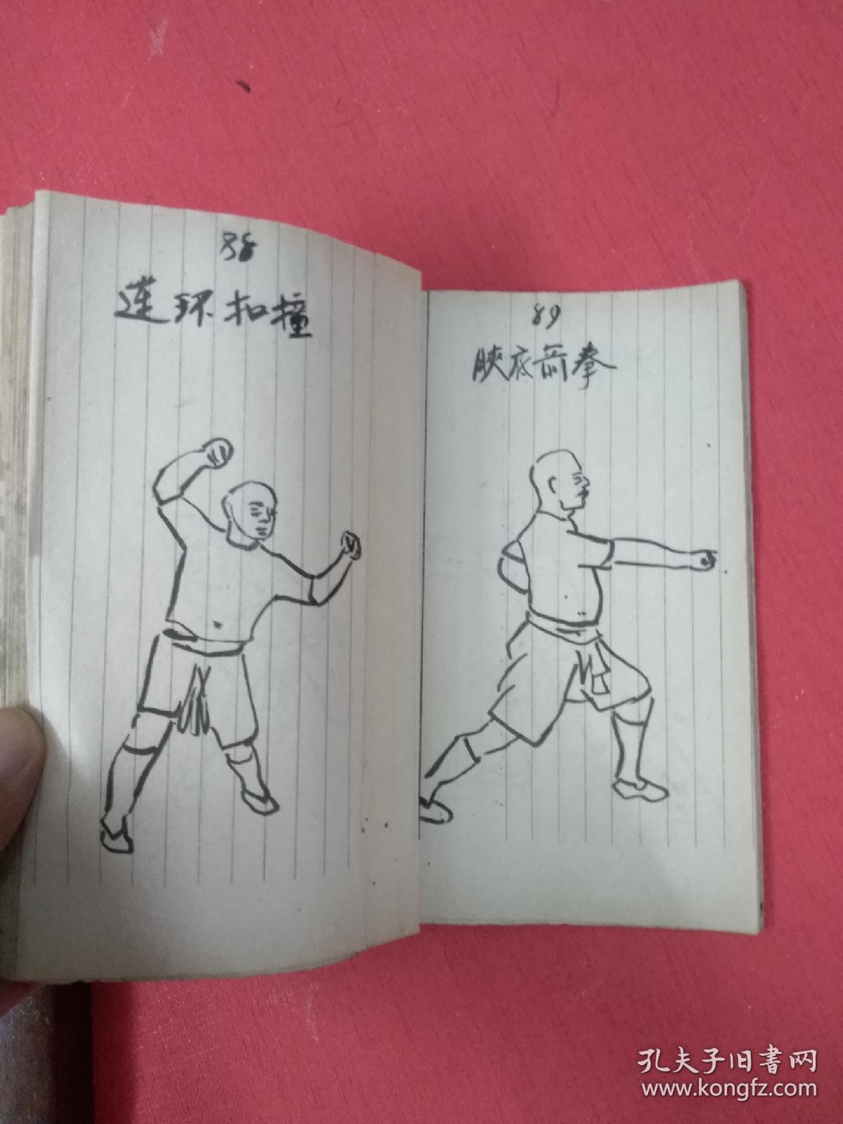 少林虎鹤双形拳法〈112张,手绘图〉