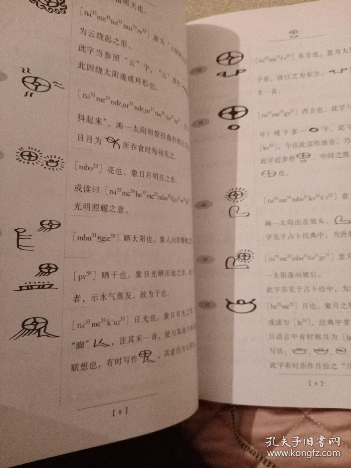 《纳西族象形标音文字字典,纳西族研究论文集(大16精装 厚册
