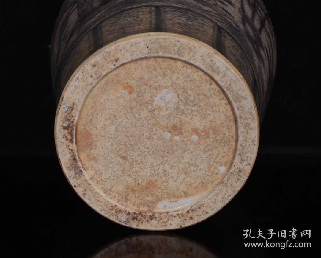 旧藏 明釉里红开片松竹梅纹梅瓶 古玩古董古瓷器收藏 明代瓷器 尺寸35