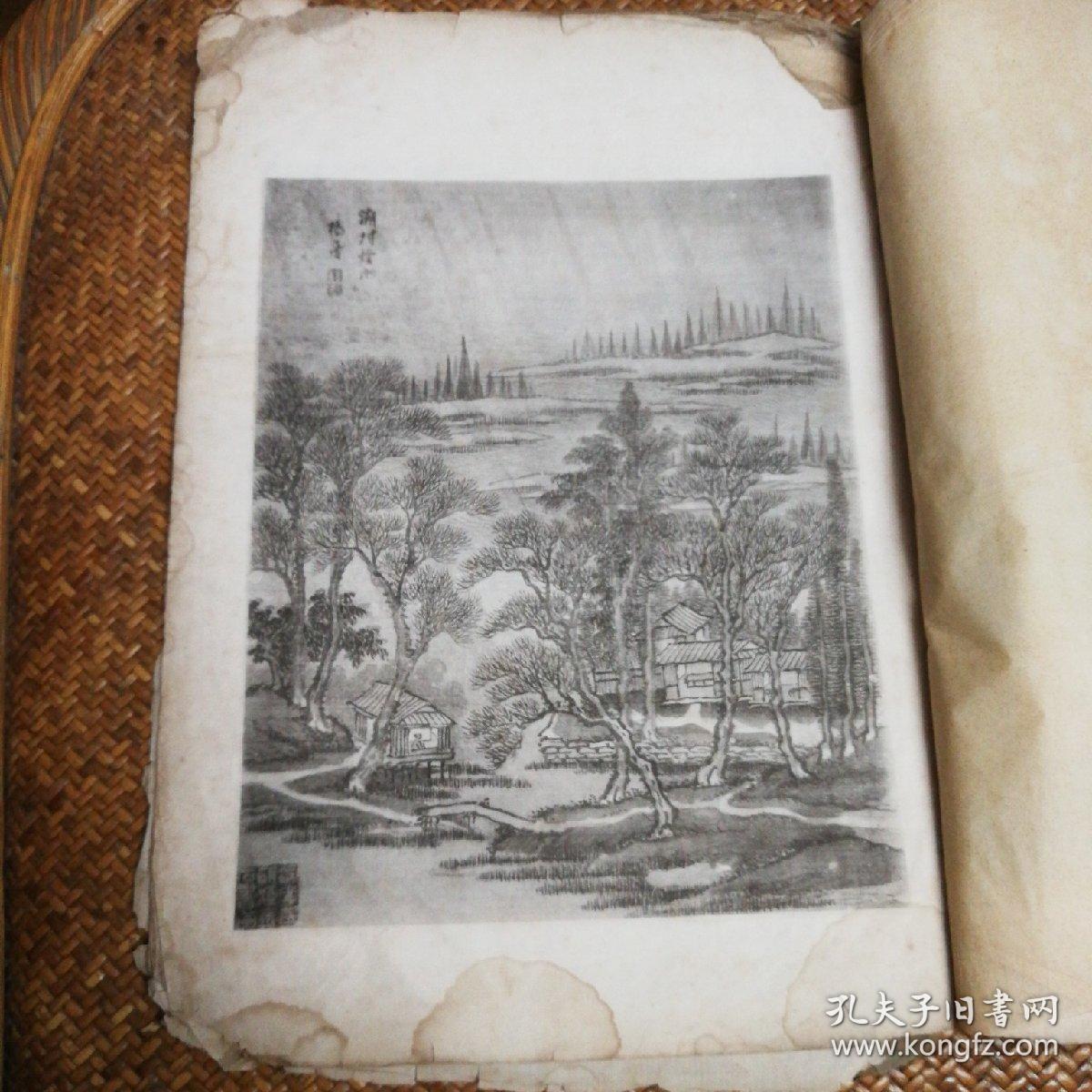 gzsⅩ10002《杨晋,杨西亭,鹤道人,杨子鹤山水册》