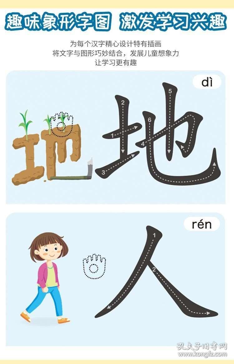 人口手识字书_一年级识字小报(2)