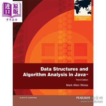 数据结构与算法分析 英文原版 Data Structures Algorithm Java
