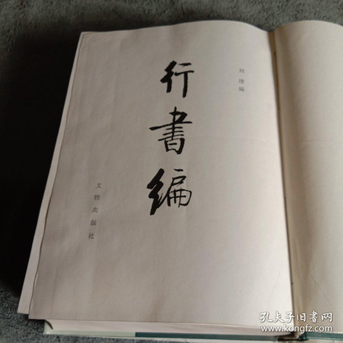 行书编(精装 16开本 巨厚)1995年1版1印