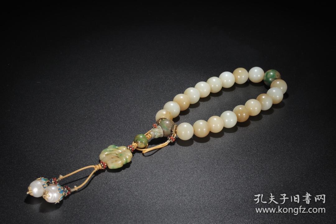 和田玉十八子手持