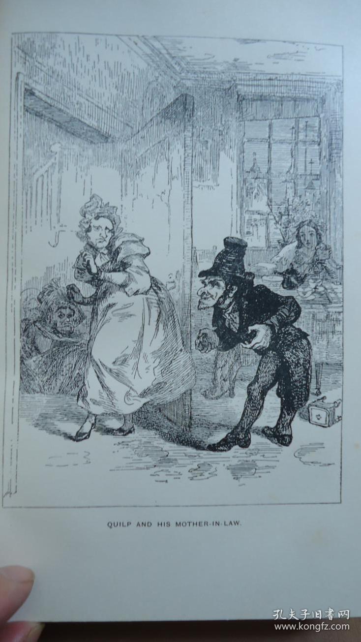 1892年charlesdickenstheoldcuriosityshop狄更斯老古玩店珍贵珂罗版