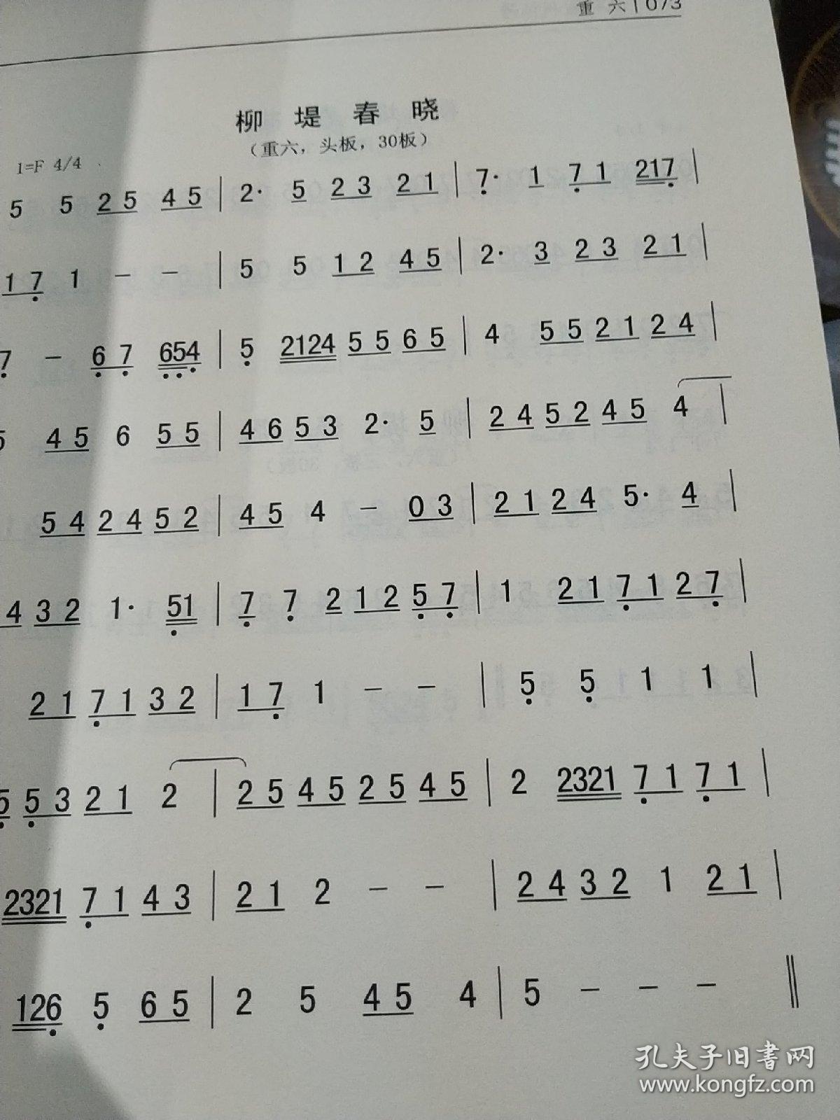 潮州音乐弦诗昭君怨曲谱_潮州音乐简谱